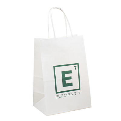 Thanksgiving Handle Paper Bags Brown/White/Customized Colour OEM ODM Service